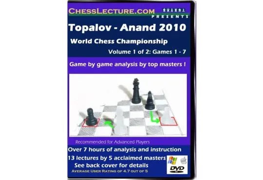  Topalov - Anand 2010 World Chess Championship V1 front