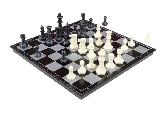 14" Magnetic Travel Chess & Checkers Set