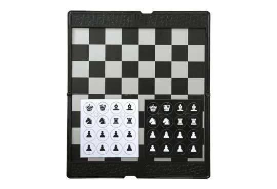 Analysis Chess Pieces and Cinch Chess Board Bag Combo