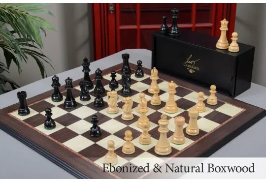 The Windsor Series Wood Chess Set, Box, & Board Combination