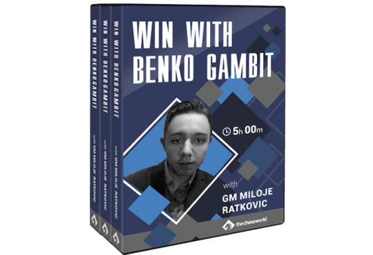E-DVD Win with Benko Gambit by GM Miloje Ratkovic