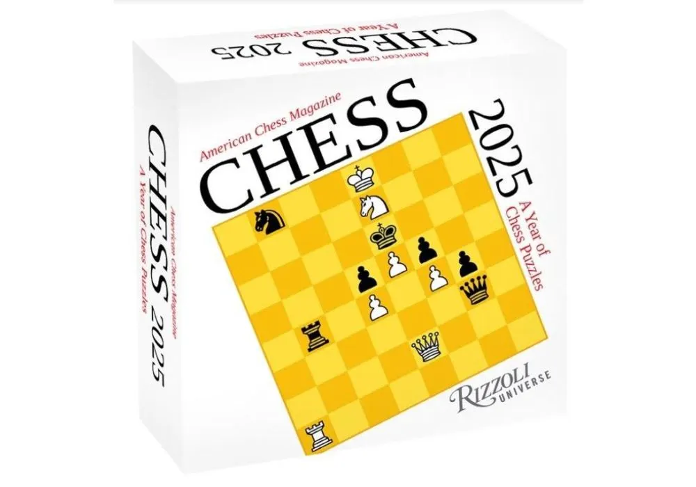 Chess 2025 DaytoDay Calendar A Year of Chess Puzzles