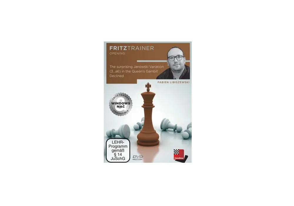 FRITZ TRAINER - The Surprising Janowski Variation (3a6) in the Queen's  Gambit Declined - Fabien Libiszewski