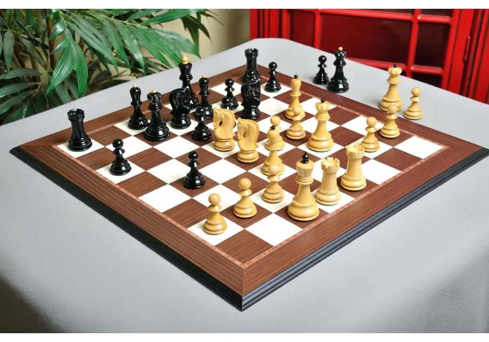 The House of Staunton Analysis Chess Set Combo (Black) Plastic