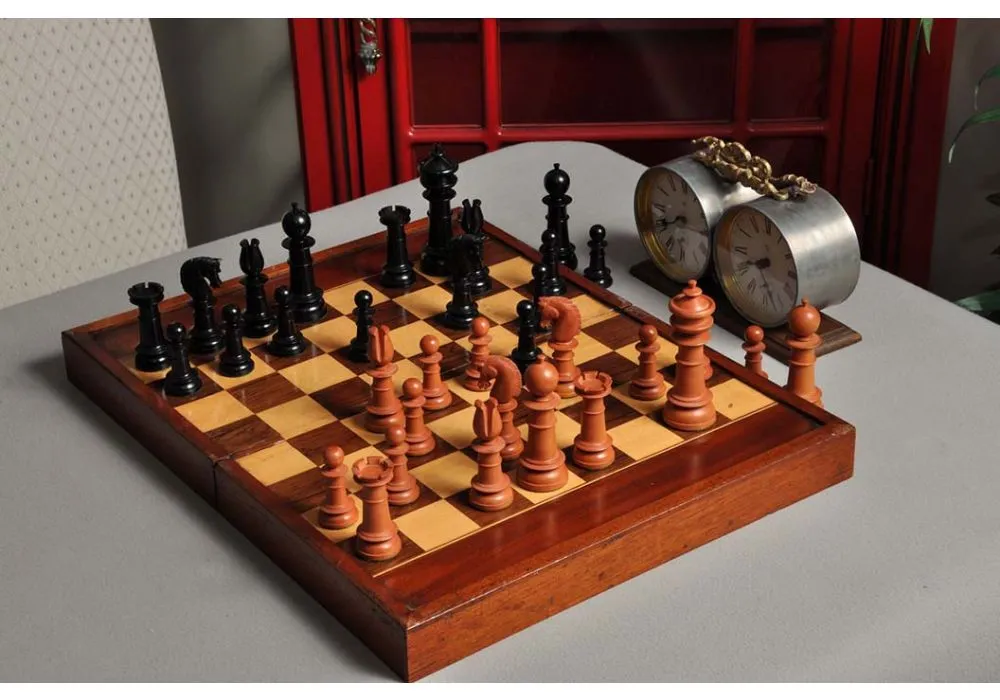 African Palisander & Bird's Eye Maple Custom Contemporary II Chess Board