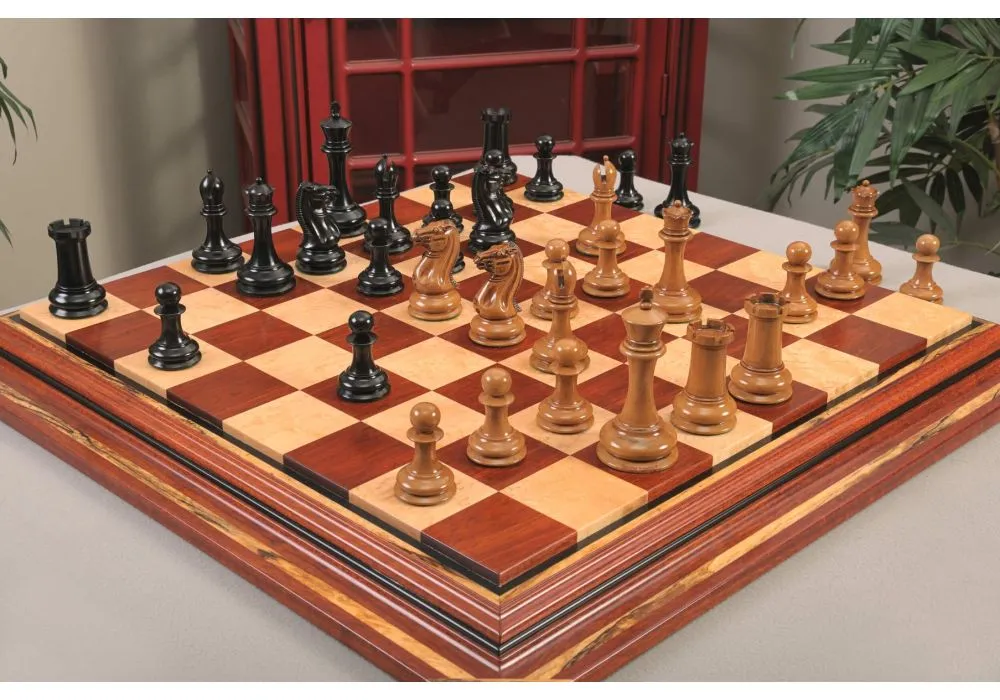 Luxury Chess Set, Premium Unique Wooden Mahogany & Ash Solid Wood