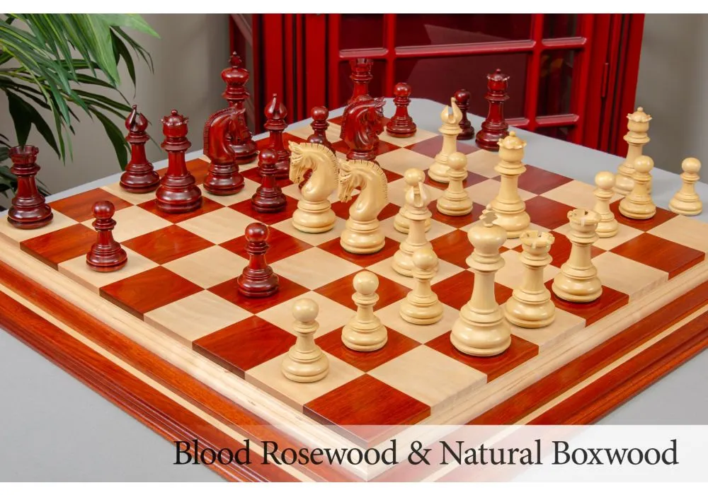 Signature Contemporary V Luxury Chess board - TIGER EBONY / BIRD'S EYE  MAPLE - 2.5 Squares