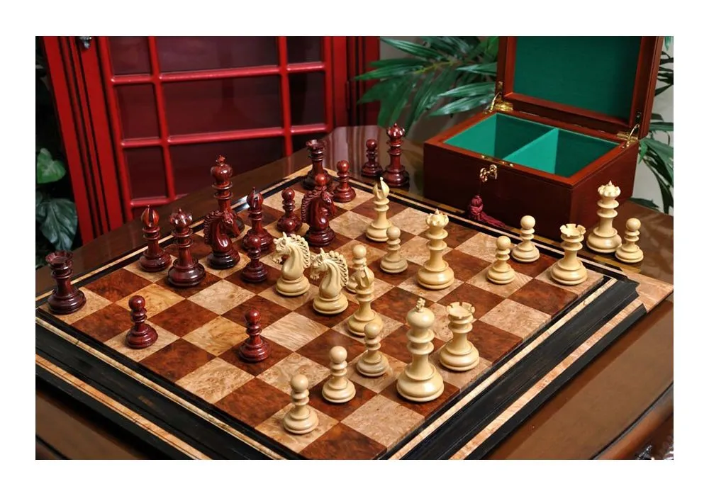 The Ultimate Grandmaster Series Wood Chess Set, Box, & Board Combination